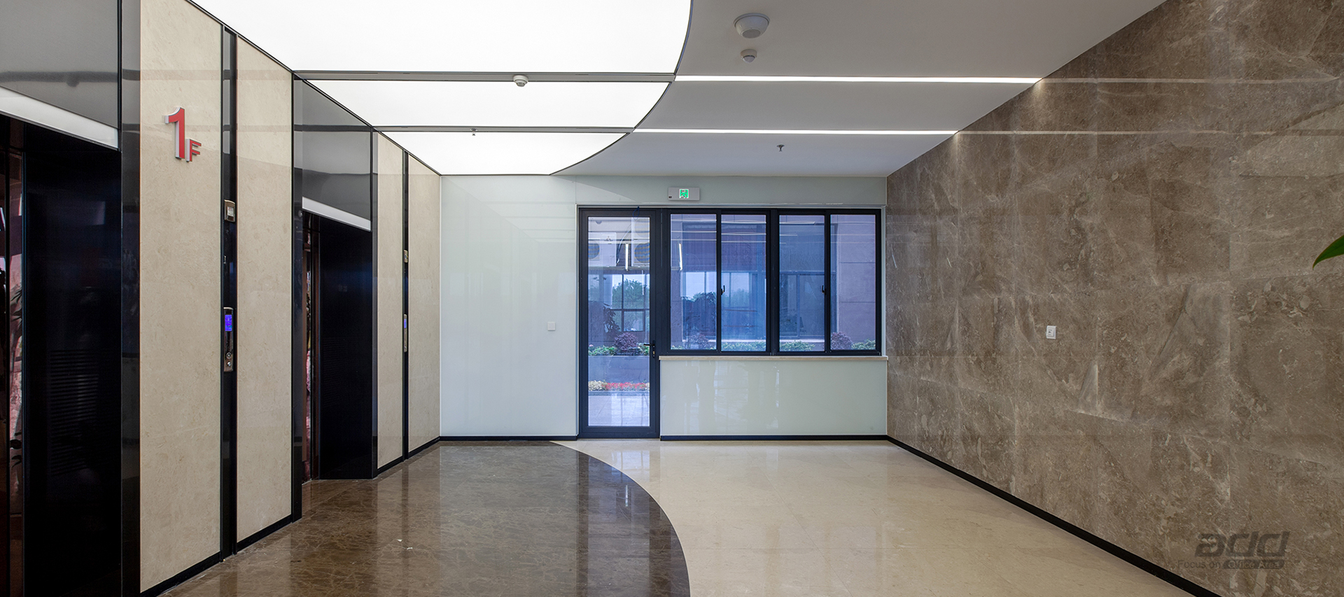 立馬車(che)業辦(bàn)公(gōng)室裝(zhuang)修-電(dian)梯廳-pc